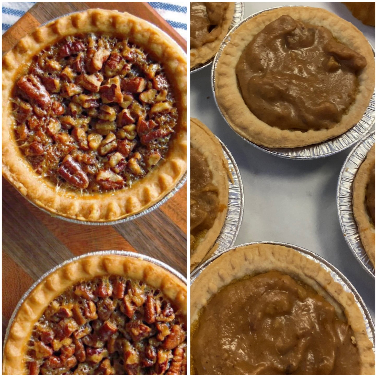 Ya Mom’n’Em Pecan Pies