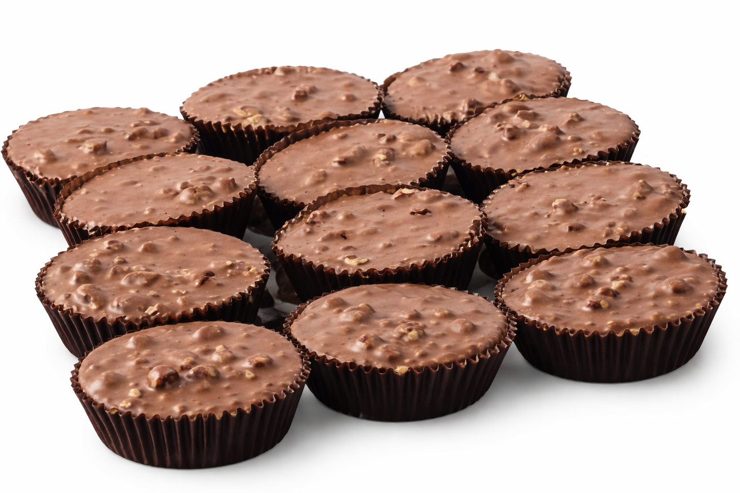 Valentine's Day Chocolate Pecan Cluster Gift Box